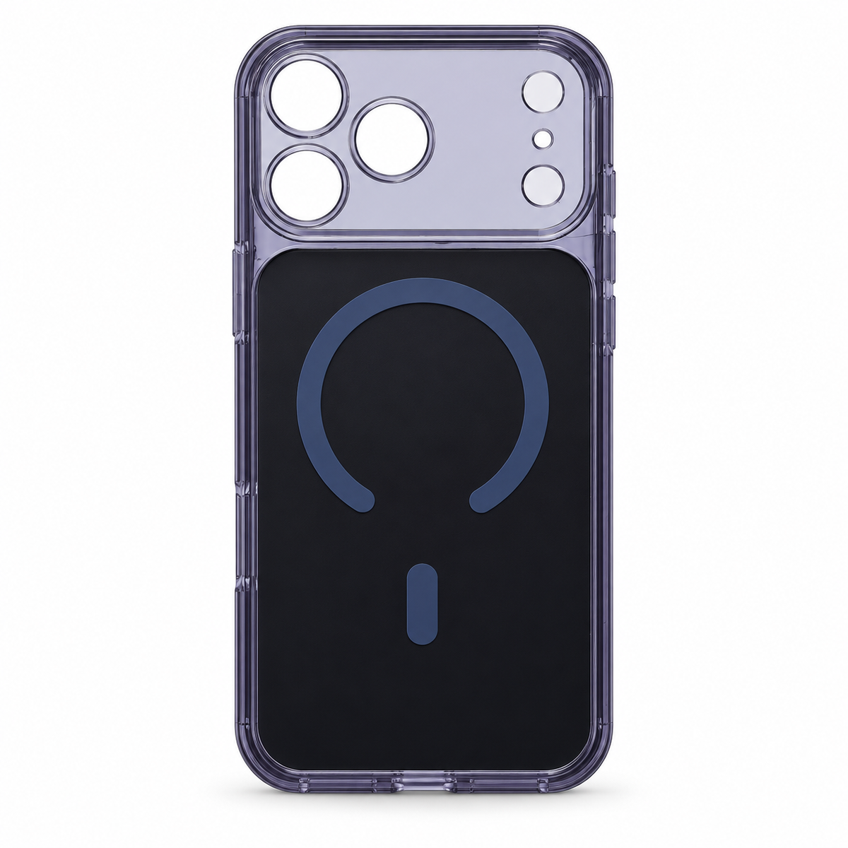 Blue-Purple MagSafe Case for iPhone 17 Pro Max – Smoke Black