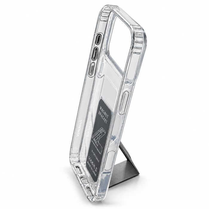 Clear Kickstand Case for iPhone 17 Pro Max – Transparent