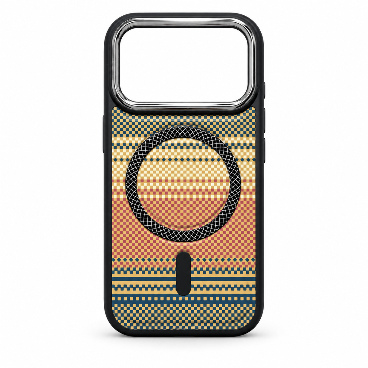 Patterned MagSafe Case for iPhone 17 Pro – Multicolor
