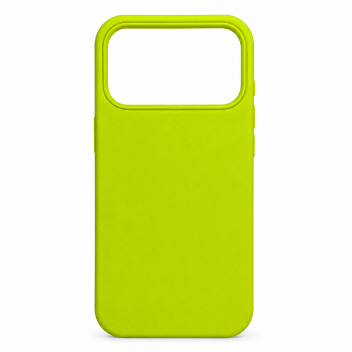 Silicone Case for iPhone 17 Pro Max – Lime Green