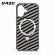 Carbon Fiber MagSafe Stand Case | iPhone 17