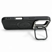 Black MagSafe Kickstand Case for iPhone 16 – Camera Ring Stand