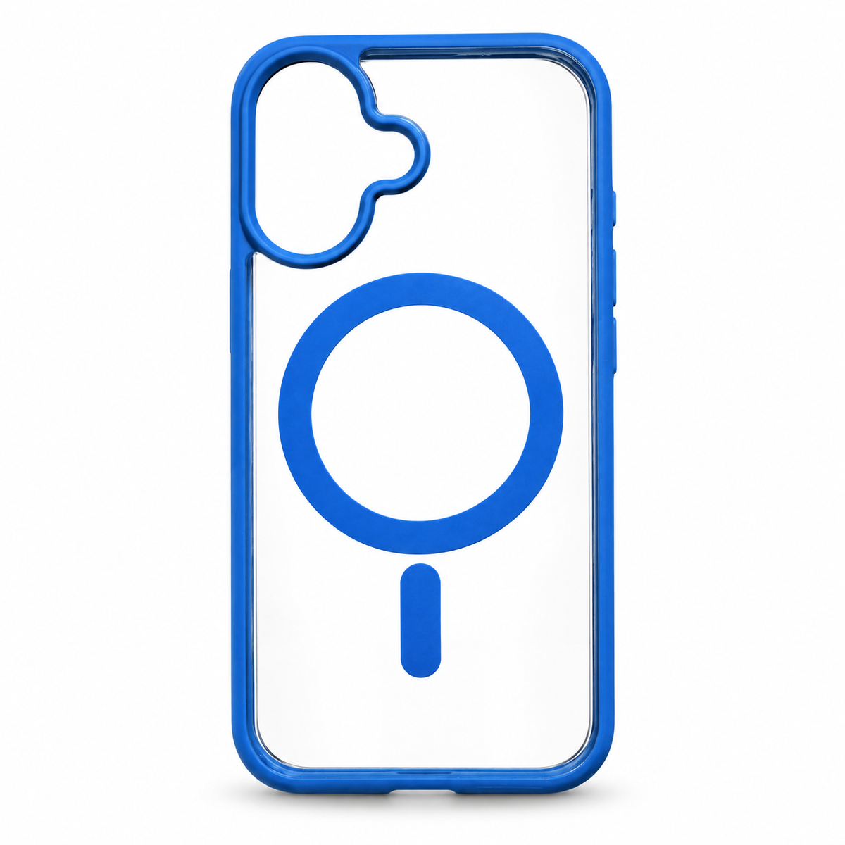 Clear MagSafe Case for iPhone 17 – Blue