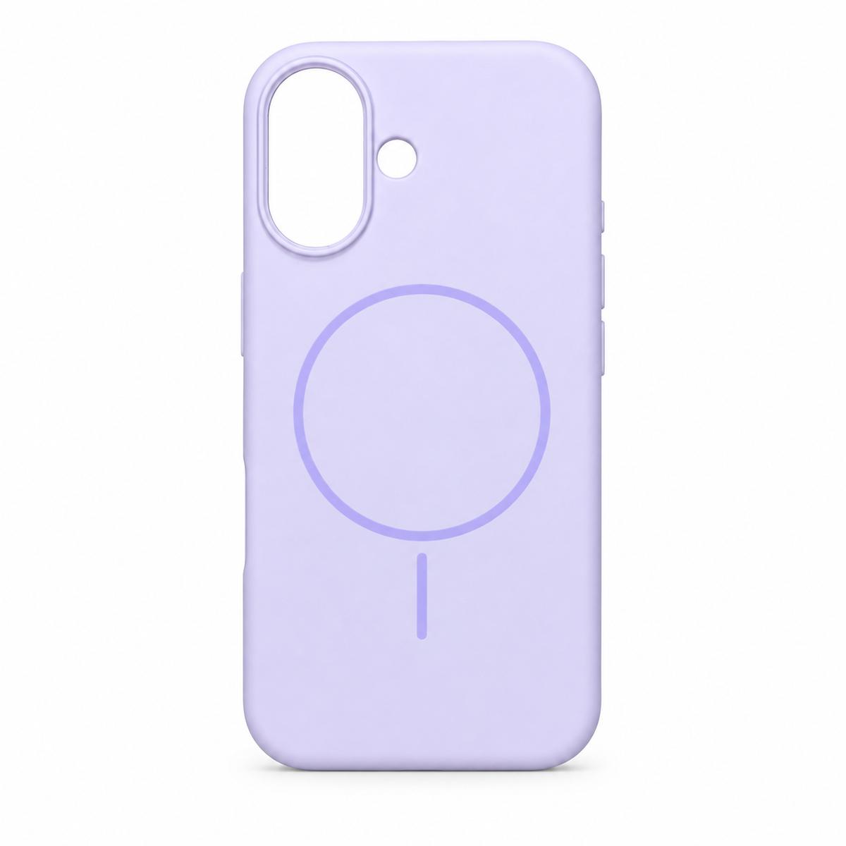 Silicone MagSafe Case for iPhone 17 – Lavender Purple