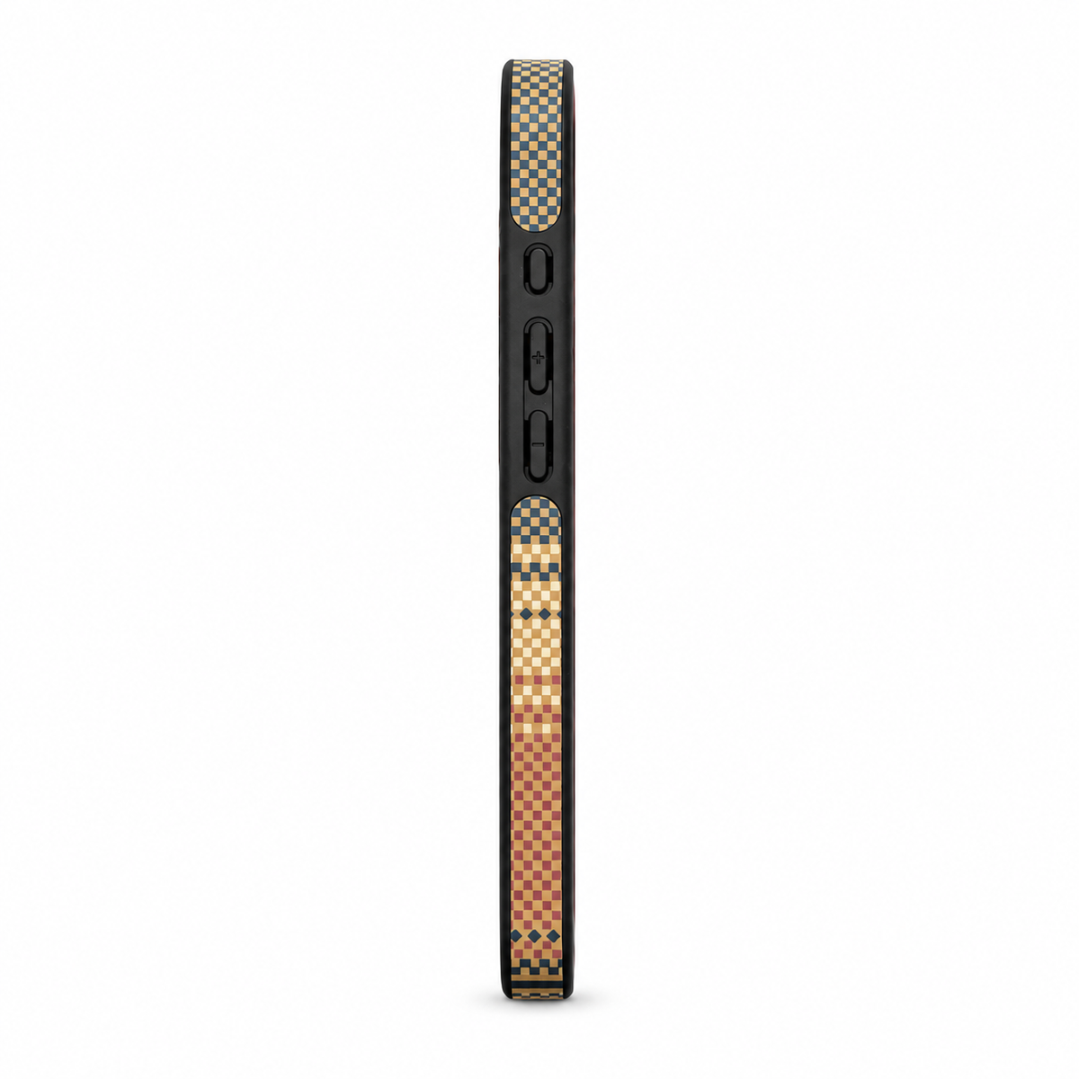Patterned MagSafe Protective Case for iPhone 17 – Black & Gold
