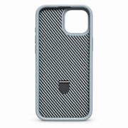 Carbon Fiber MagSafe Ring Kickstand Case for iPhone 15 – Gray