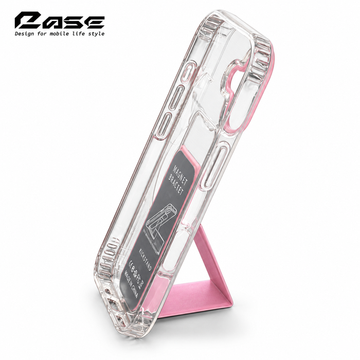 Pase Clear Magnetic Stand Case | iPhone 17