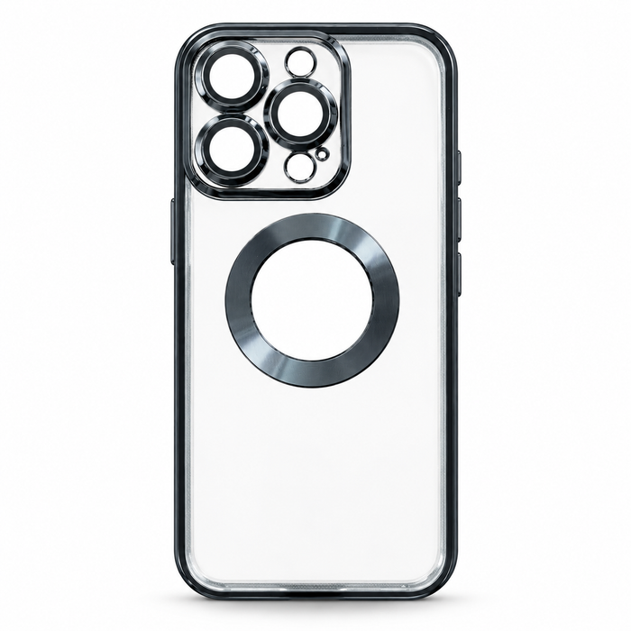 Clear Protective Case for iPhone 14 Pro – Black