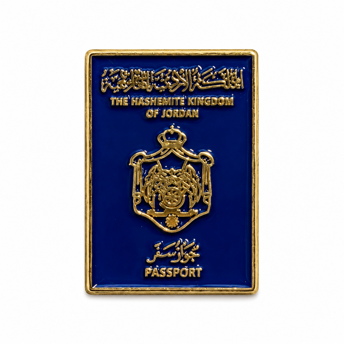 Jordan Passport Metal Sticker