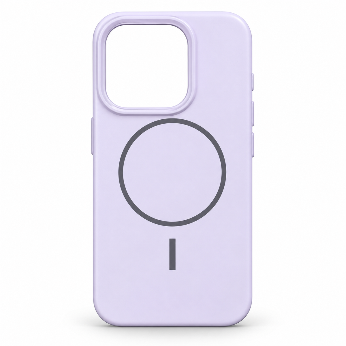 Purple Silicone MagSafe Case for iPhone 15 Pro