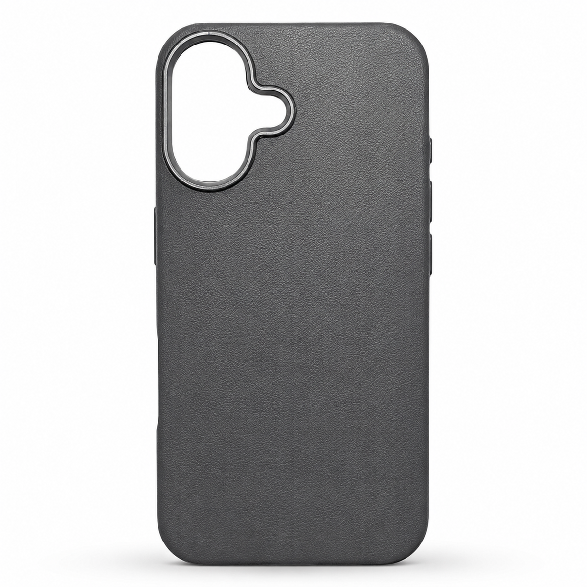 Gray Matte Hard Plastic Case for iPhone 16
