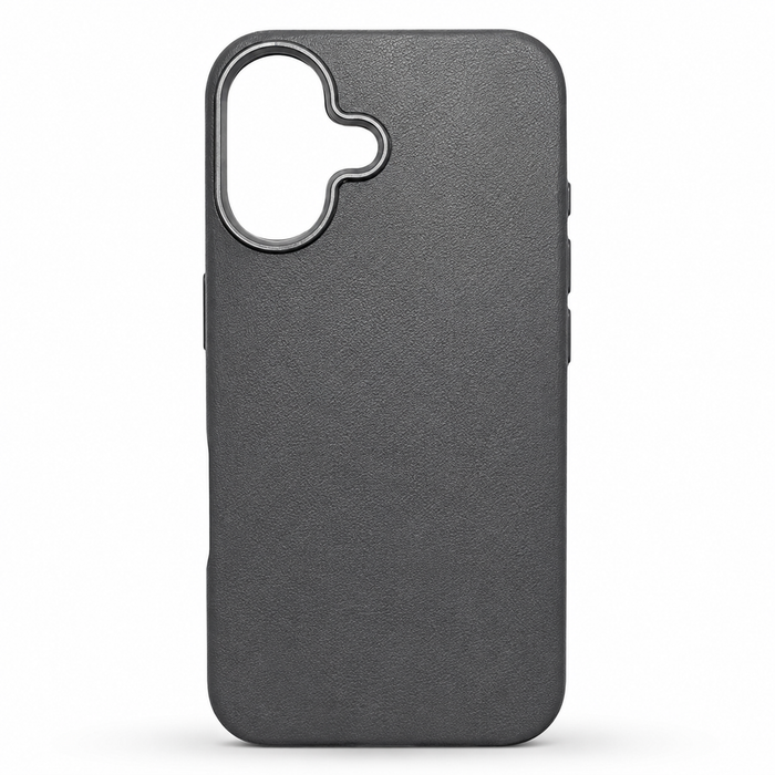 Gray Matte Hard Plastic Case for iPhone 16