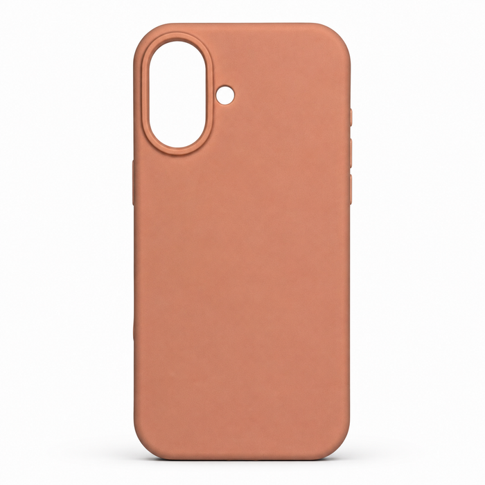 Silicone Case for iPhone 16 – Rose Pink