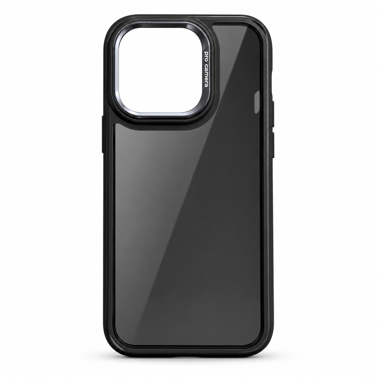 Clear Shockproof Protective Case for iPhone 14 Pro – Black & Purple