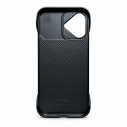 Leather-Style Protective Case for iPhone 17 – Black