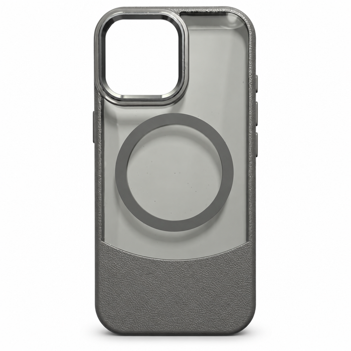 Clear MagSafe Protective Case for iPhone 17 – Gray
