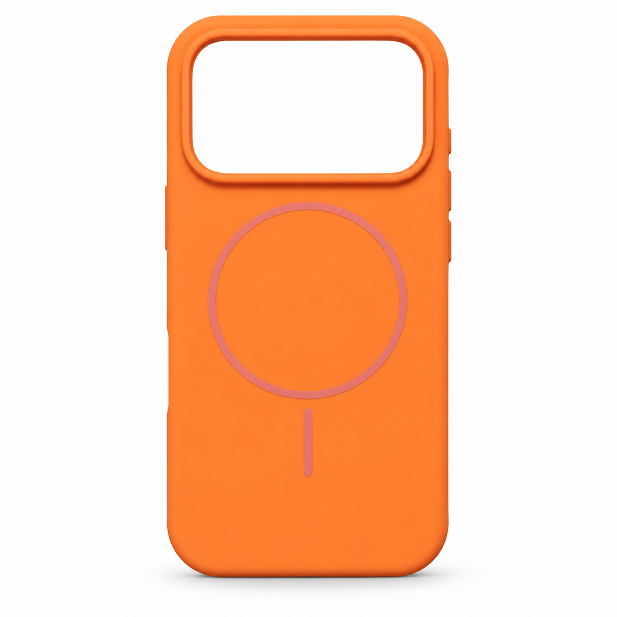 Silicone MagSafe Case for iPhone 17 Pro – Orange