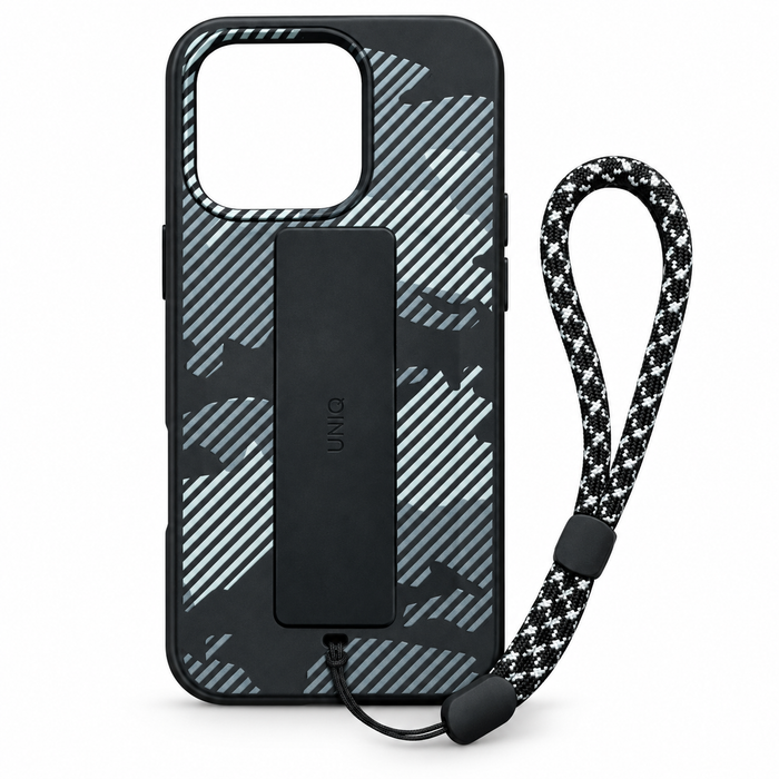 Protective Case with Wrist Strap for iPhone 13 Pro Max – Black