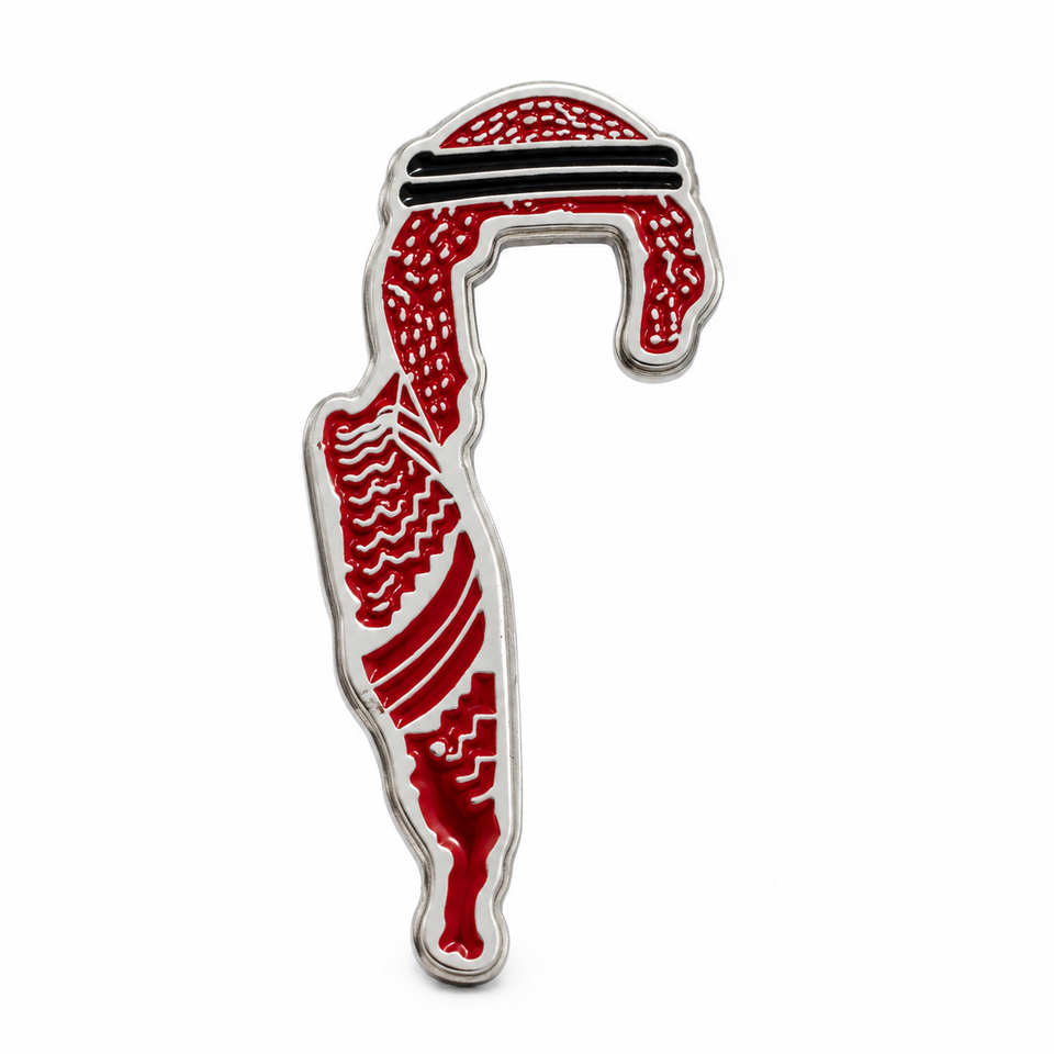 Jordan Keffiyeh Metal Sticker