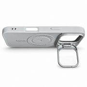 MagSafe Protective Case with Camera Kickstand for iPhone 16 Pro – Gray & Silver