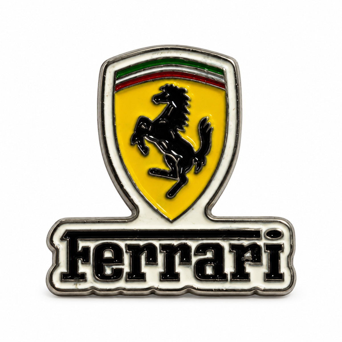 Ferrari Logo Metal Sticker