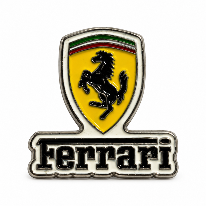 Ferrari Logo Metal Sticker