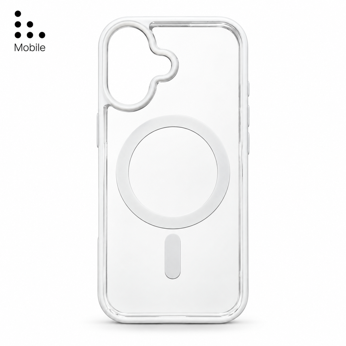 Clear MagSafe Case with White Edges | iPhone 17