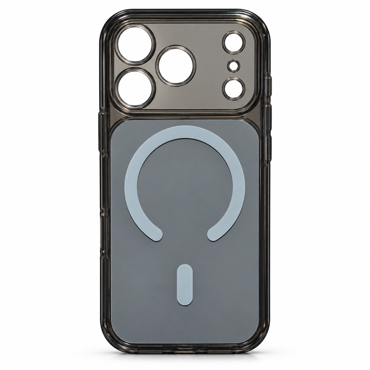 Smoke Black MagSafe Case for iPhone 17 Pro – Transparent