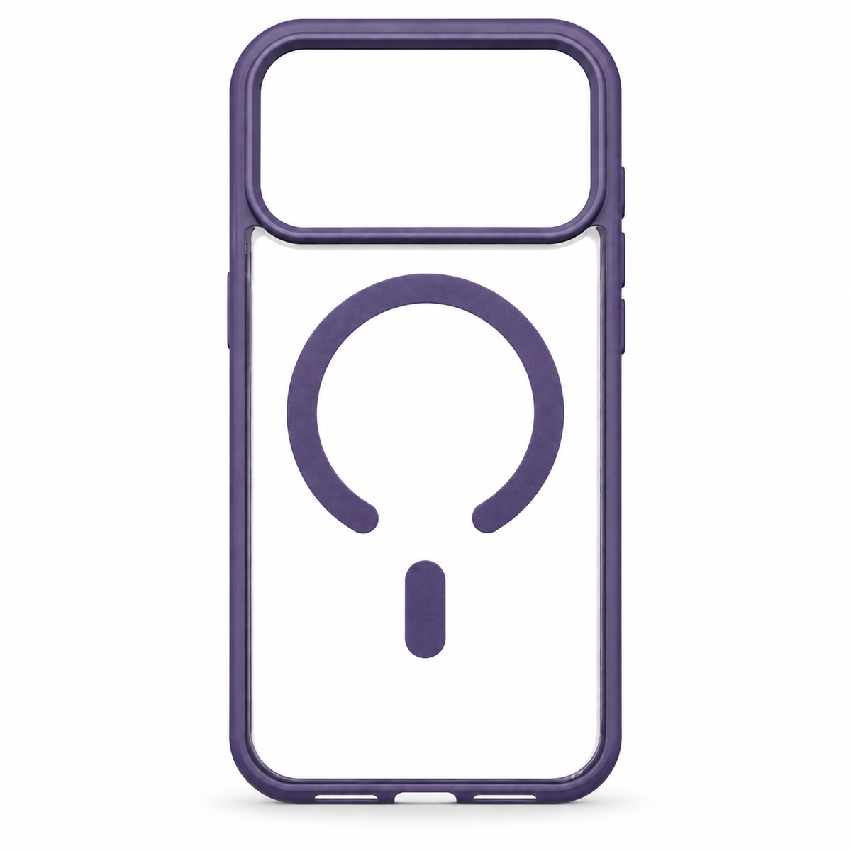 Clear MagSafe Case for iPhone 17 Pro Max – Purple