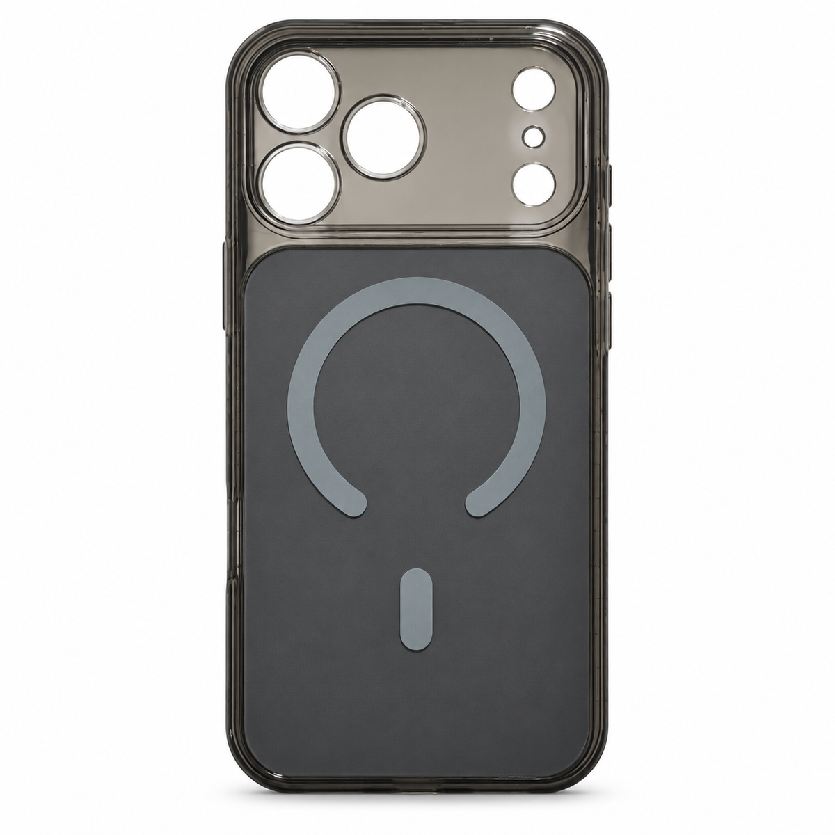 Smoke Black MagSafe Case for iPhone 17 Pro Max – Transparent