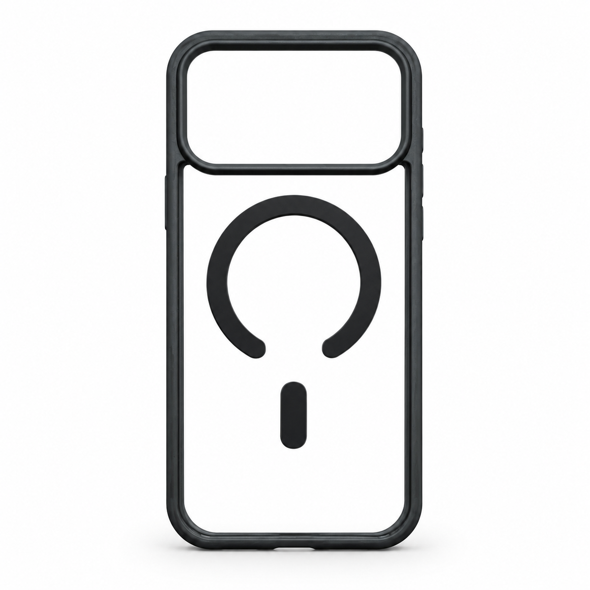 Clear MagSafe Case for iPhone 17 Pro Max – Black
