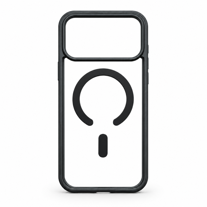 Clear MagSafe Case for iPhone 17 Pro Max – Black