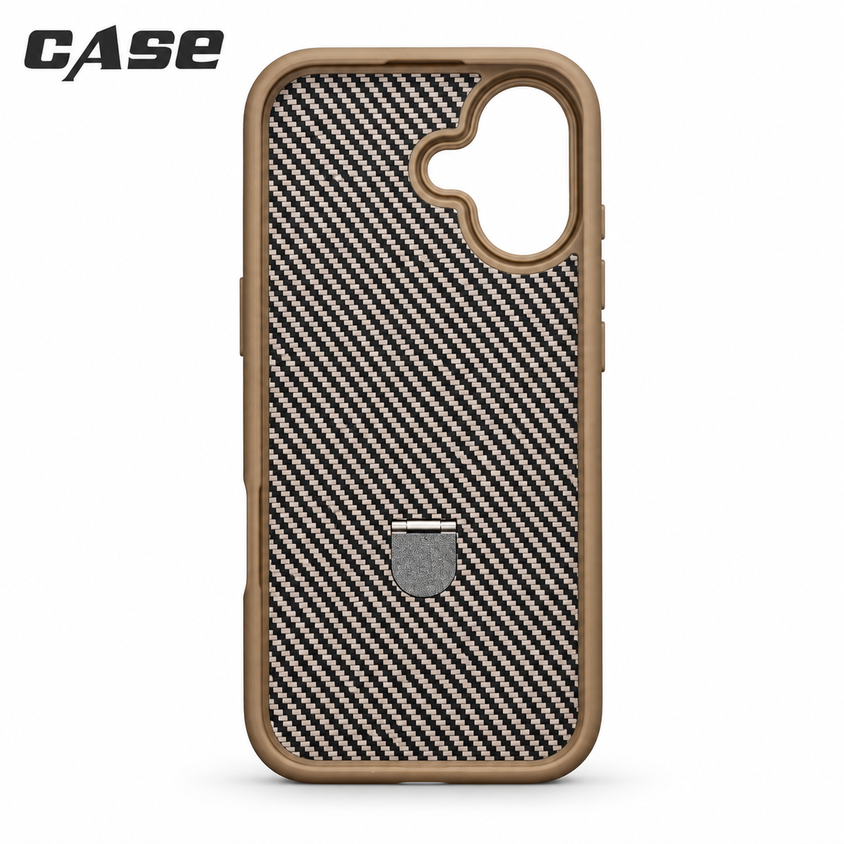 Carbon Fiber MagSafe Stand Case | iPhone 17