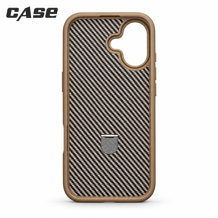 Carbon Fiber MagSafe Stand Case | iPhone 17