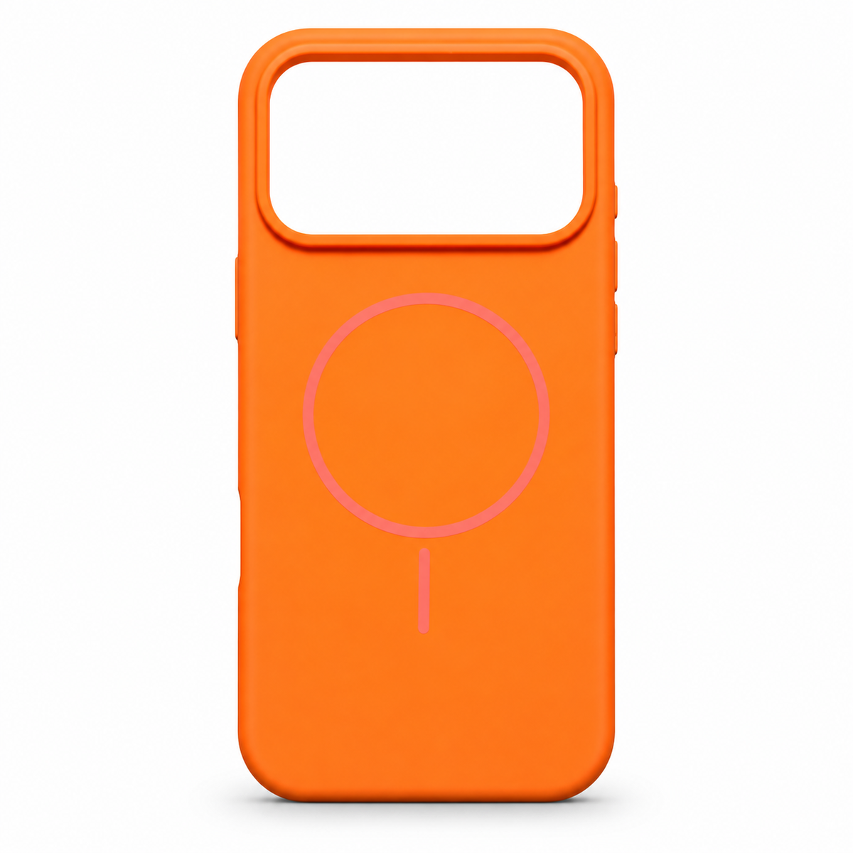 Silicone MagSafe Case for iPhone 17 Pro Max – Orange