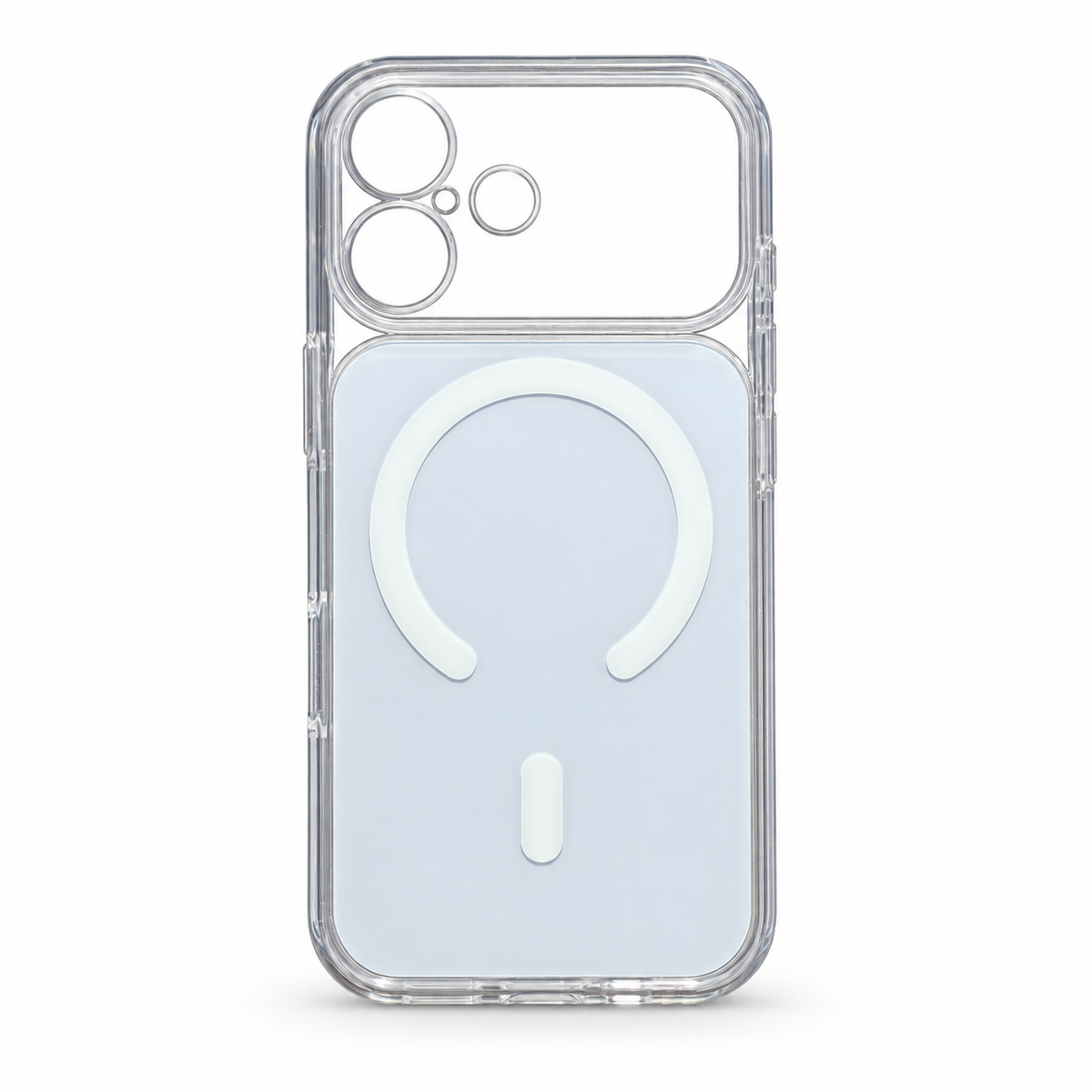 Clear MagSafe Protective Case for iPhone 17 – Frosted White
