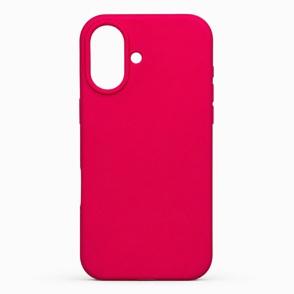 Silicone Case for iPhone 16 – Hot Pink