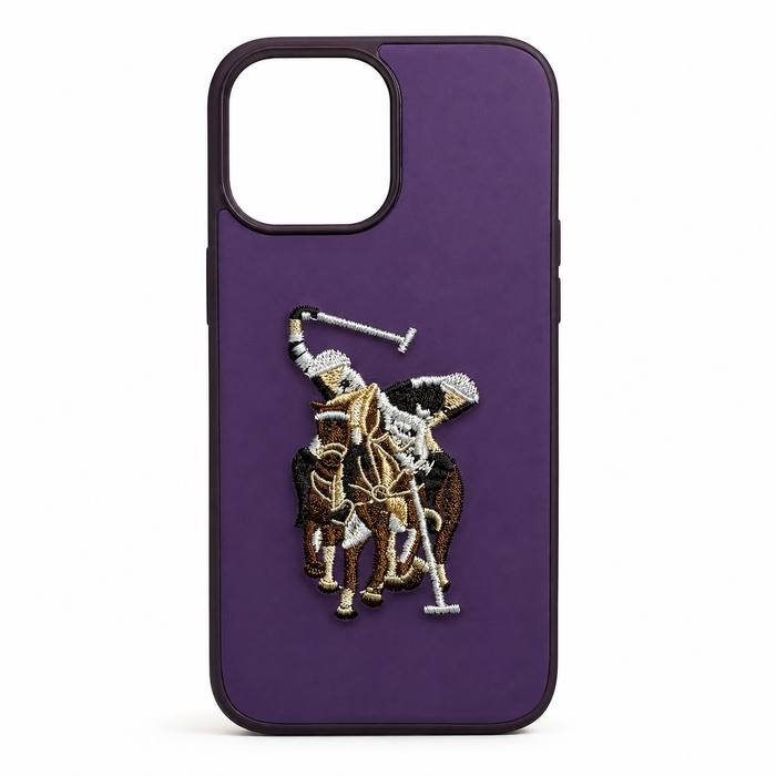 Embroidered Polo Bear iPhone Case (iPhone 13 Pro Max)