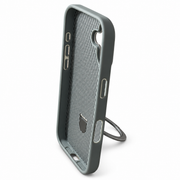 Carbon Fiber Magnetic Kickstand Case for iPhone 17 – Gray
