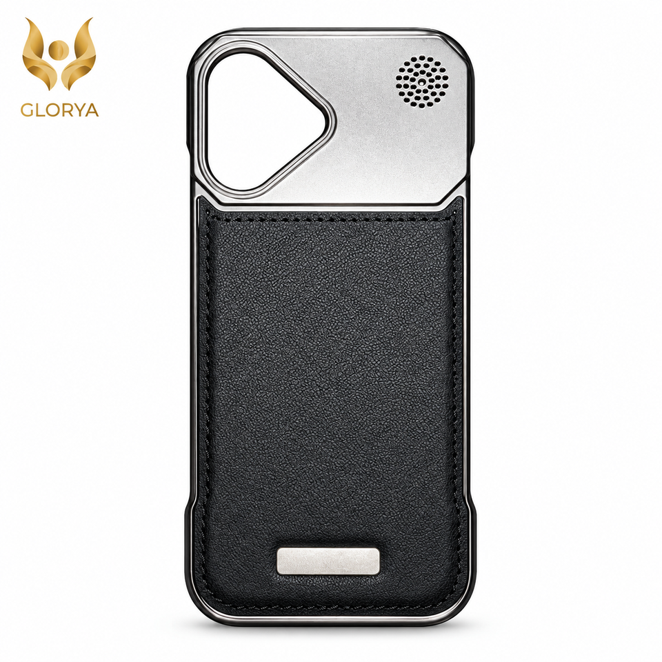 Glorya Signature Leather Case | iPhone 17