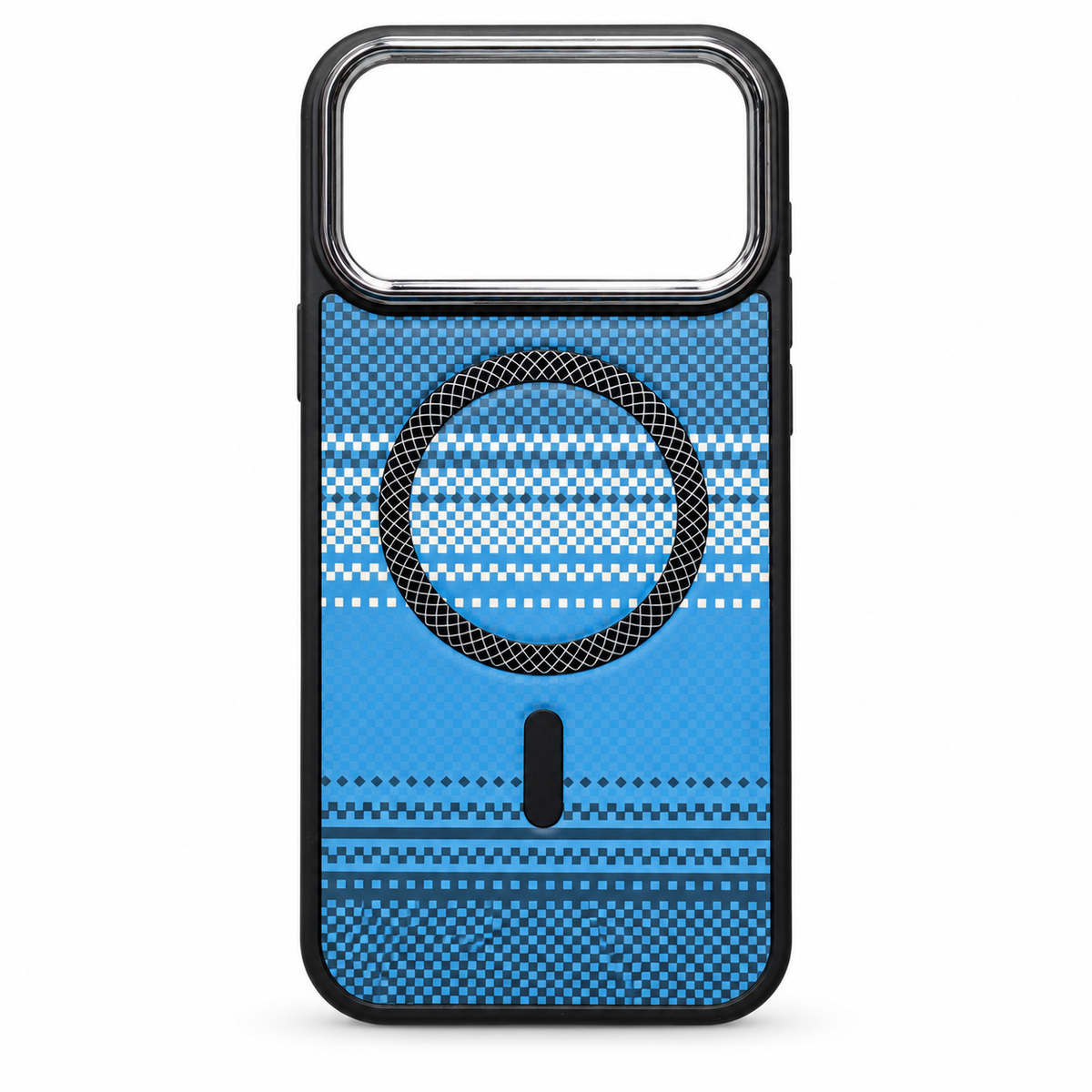 Patterned MagSafe Case for iPhone 17 Pro Max – Blue