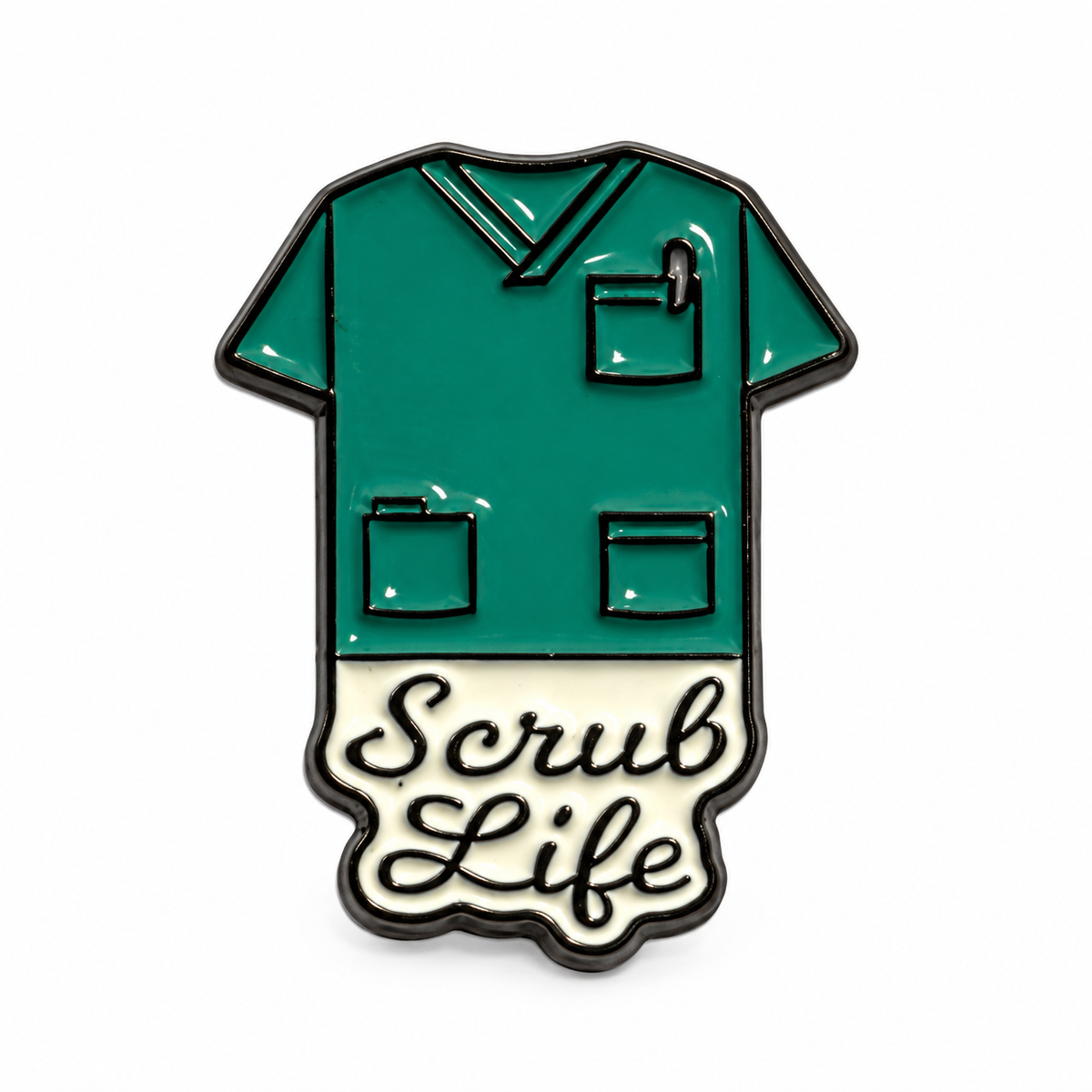 Scrub Life Metal Sticker