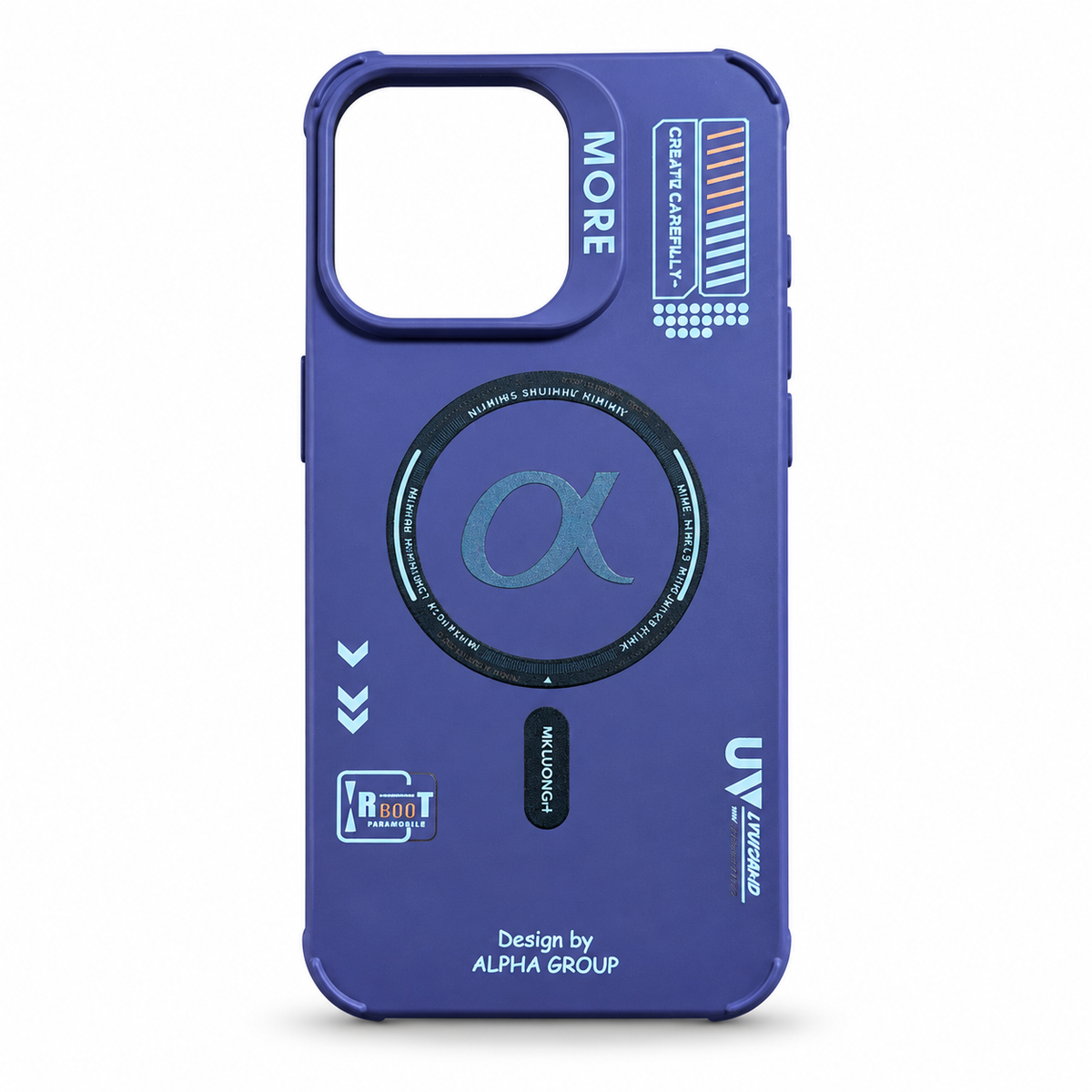Graphic Protective Case for iPhone 16 Pro Max – Purple