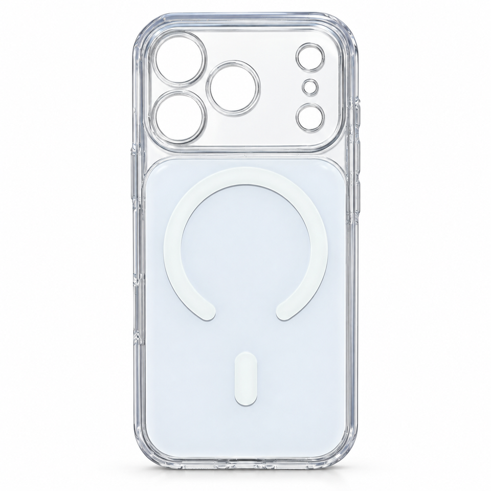 Clear MagSafe Case for iPhone 17 Pro – Transparent
