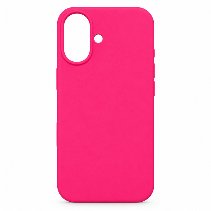 Silicone Case for iPhone 17 – Hot Pink