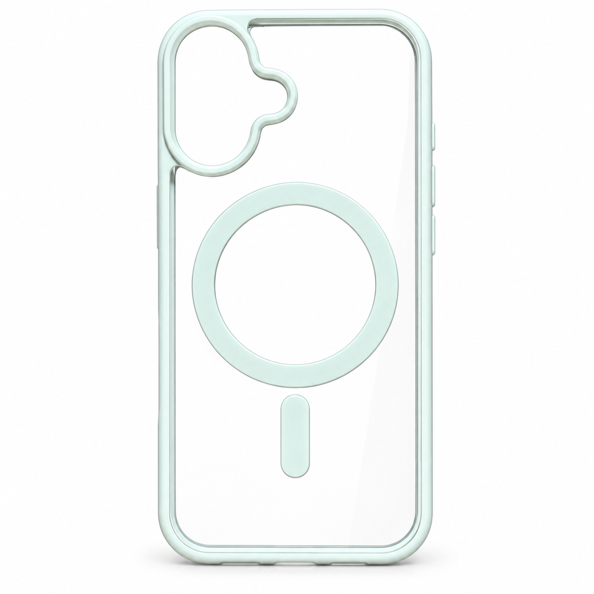 Clear MagSafe Case for iPhone 17 – White