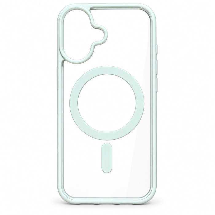 Clear MagSafe Case for iPhone 17 – White