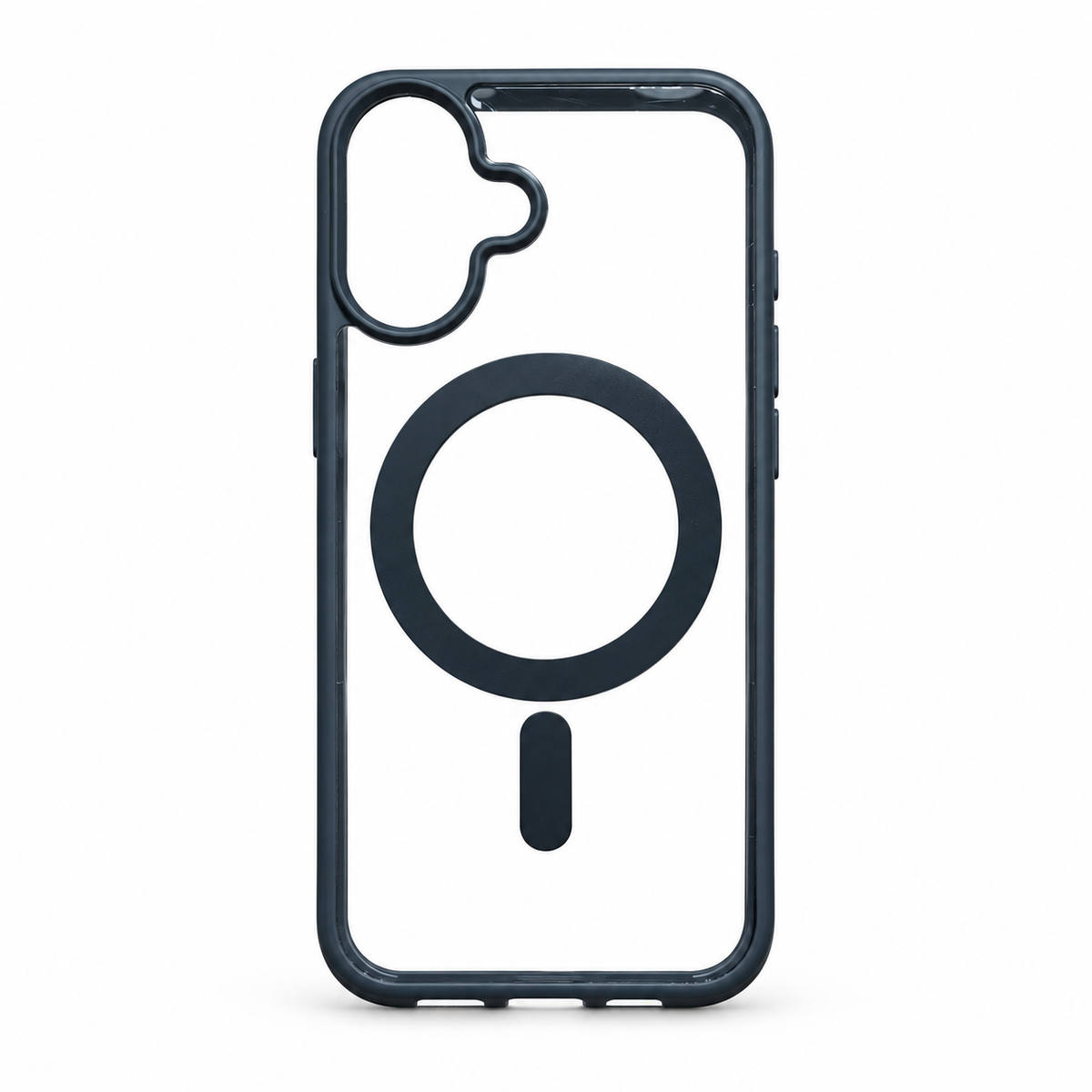 Clear MagSafe Case for iPhone 17 – Black