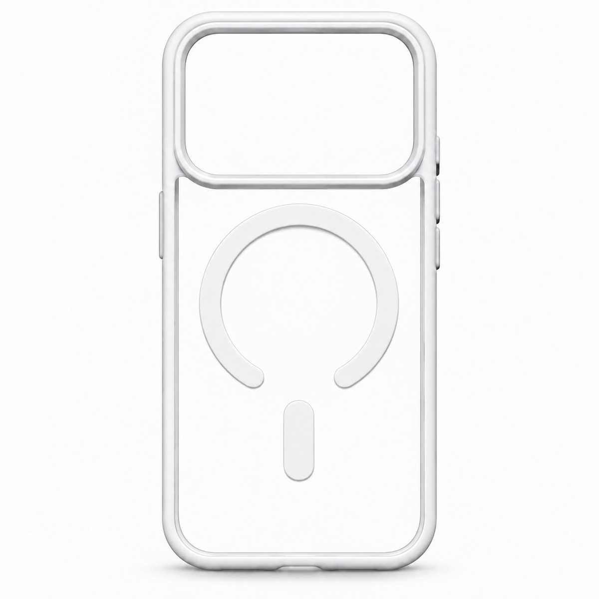 Clear MagSafe Case for iPhone 17 Pro – White