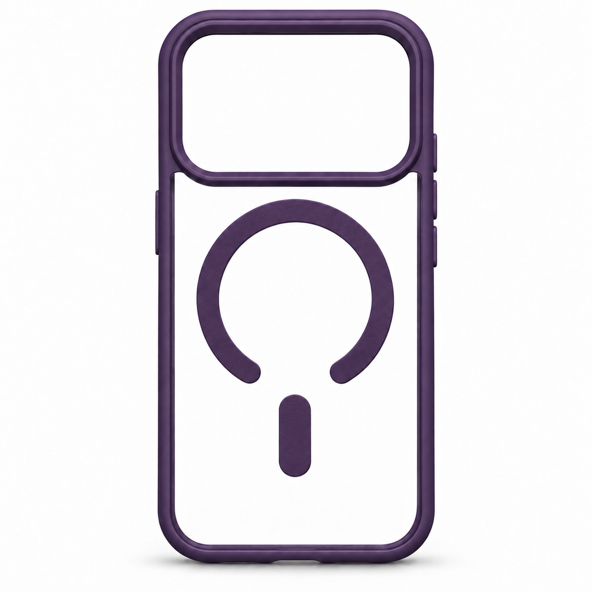 Clear MagSafe Case for iPhone 17 Pro – Dark Purple